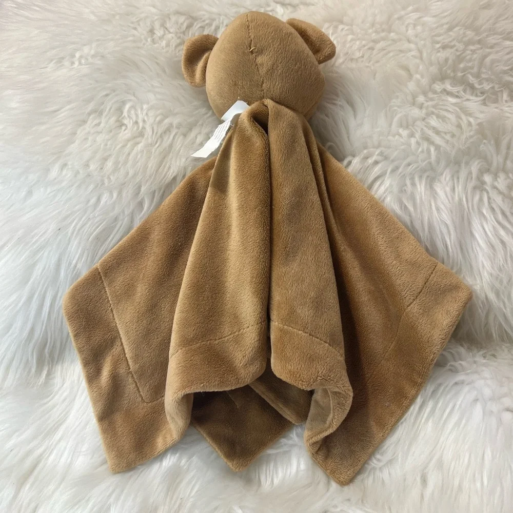 Gymboree One Size‎ Teddy Bear Lovey Security Brown Plush Blanket Stuff Animal